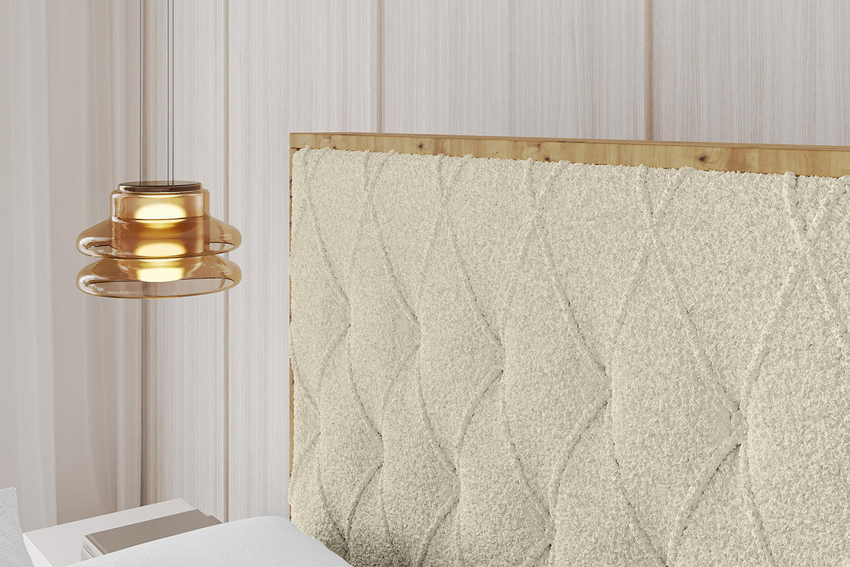 POLSTERBETT mit Bettkasten und Lattenrost, Bett mit Matratze H3/H4 - ENZO5 120x200 Beige - Taupe, Holzwerkstoff/Textil (120/200cm) - ALTDECOR