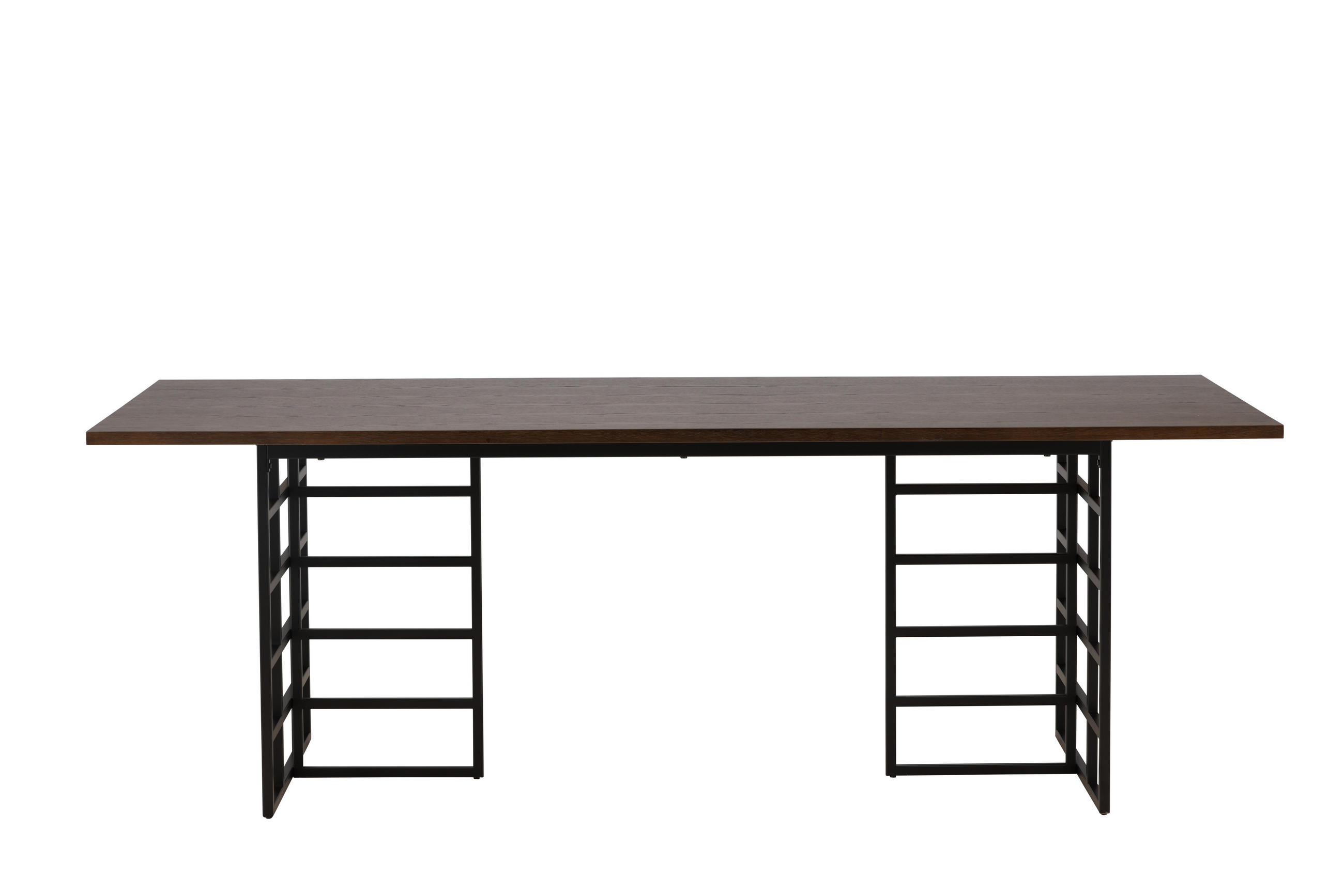 ESSTISCH Ystad Beige 100x220x75 - Braun, Holzwerkstoff (220/100/75cm) - FURNLUX