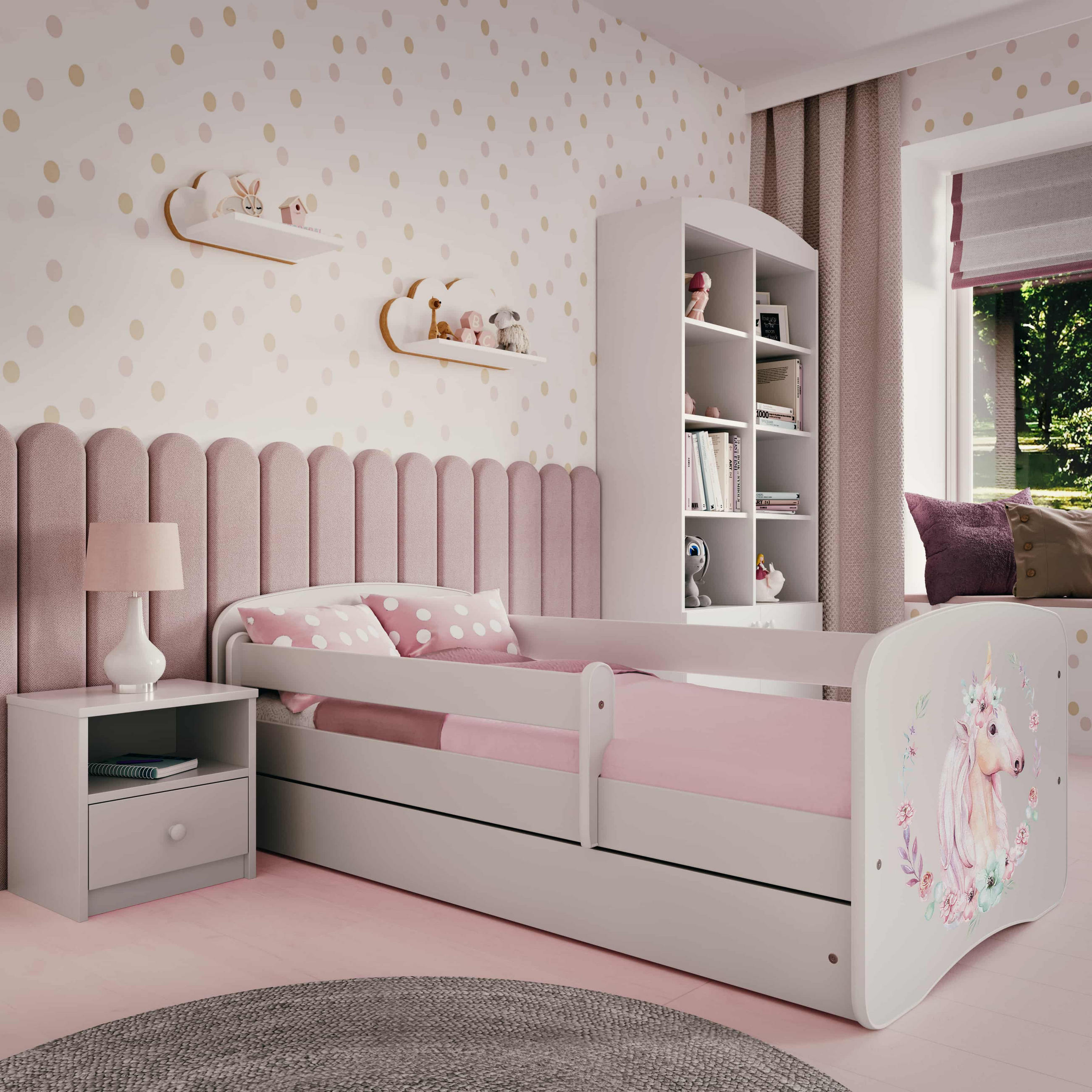 Raumhirsch Furniture Kinderbett Weiß 80x160 cm
