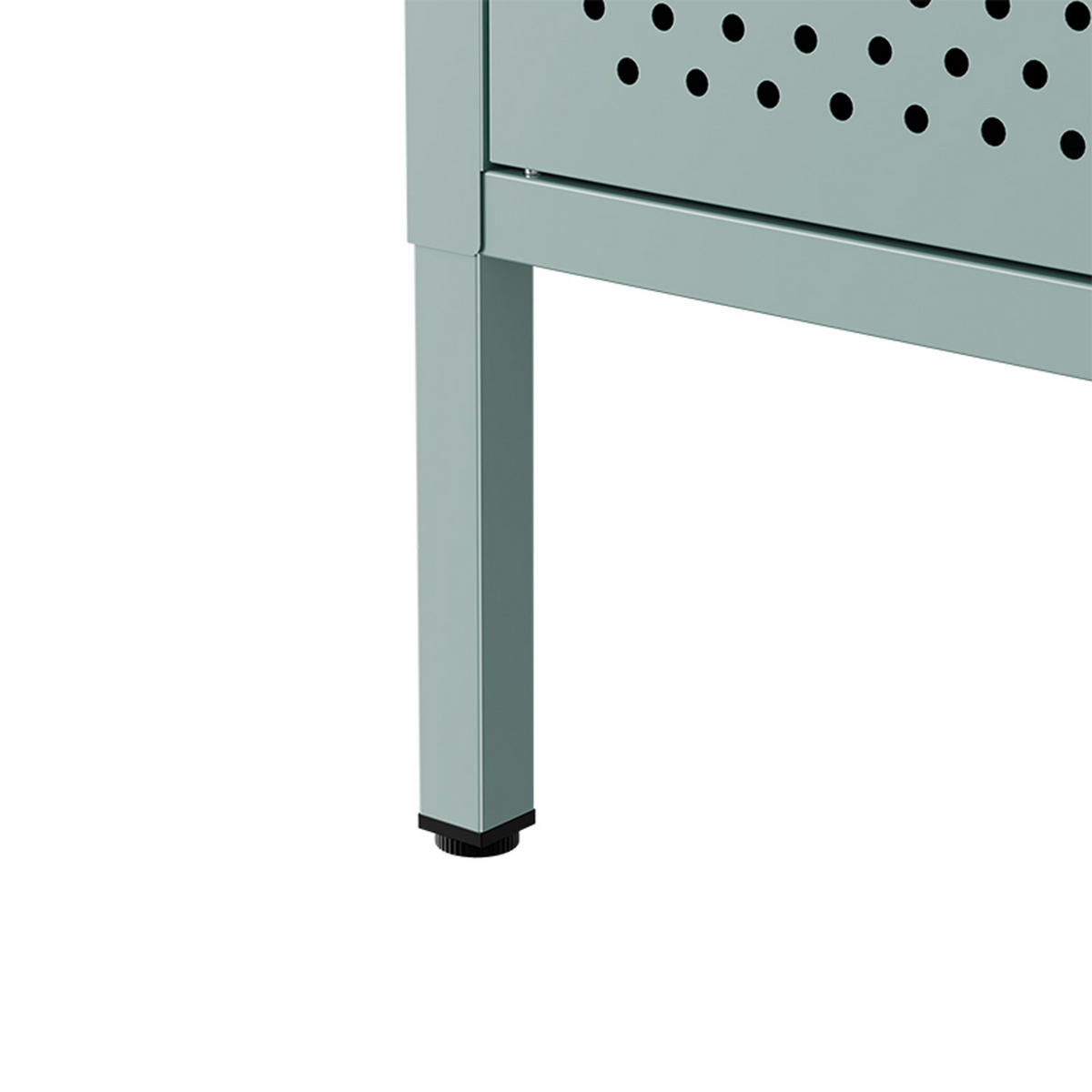 SIDEBOARD 100 cm, Salbeigrün - Grün, Metall (40/60/100cm) - Oviala