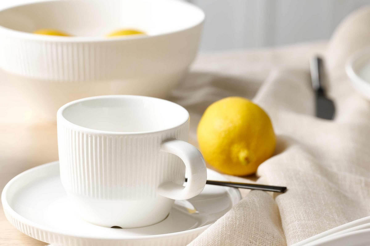 KOMBISERVICE Kelly weiß 24er Set - Weiß, Keramik (1/1/1cm) - Ritzenhoff Breker