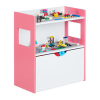 KINDERREGAL - Multicolor, Kunststoff (52/60/26.5cm) - Relaxdays