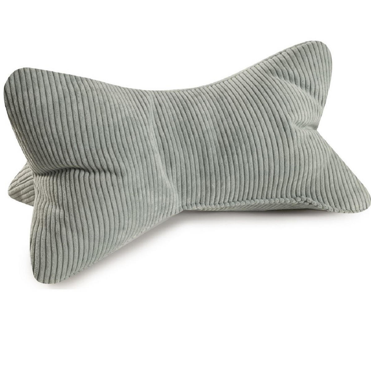 KISSEN Leseknochen Selma - Mintgrün, Textil (22/42cm) - Bonvionn