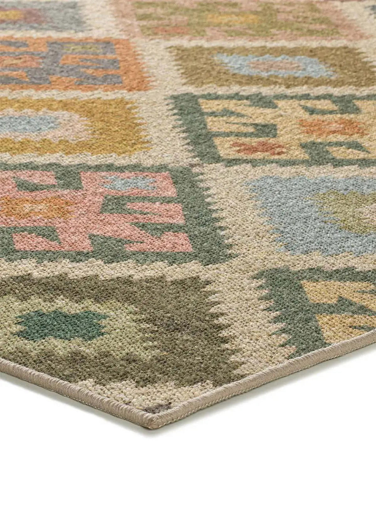 FLACHGEWEBETEPPICH Mehrfarbig Serak 160/230 cm - Multicolor, Kunststoff/Textil (160/230cm) - Atticgo