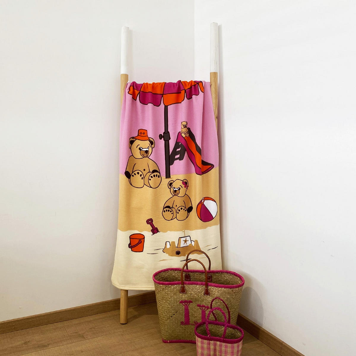 MIKROFASER STRANDTUCHTeddy 70x140 250 g/m² rosa - Pink, Textil (70/140cm) - LE COMPTOIR DE LA PLAGE