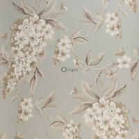 TAPETE Glyzinien 52 cm x 10.05 m - Türkis, Papier (52/1000cm) - Origin Wallcoverings