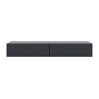 HÄNGE-SCHMINKTISCH Veldio schwarz 110 cm - Schwarz, Holzwerkstoff (110/16/40cm) - Selsey