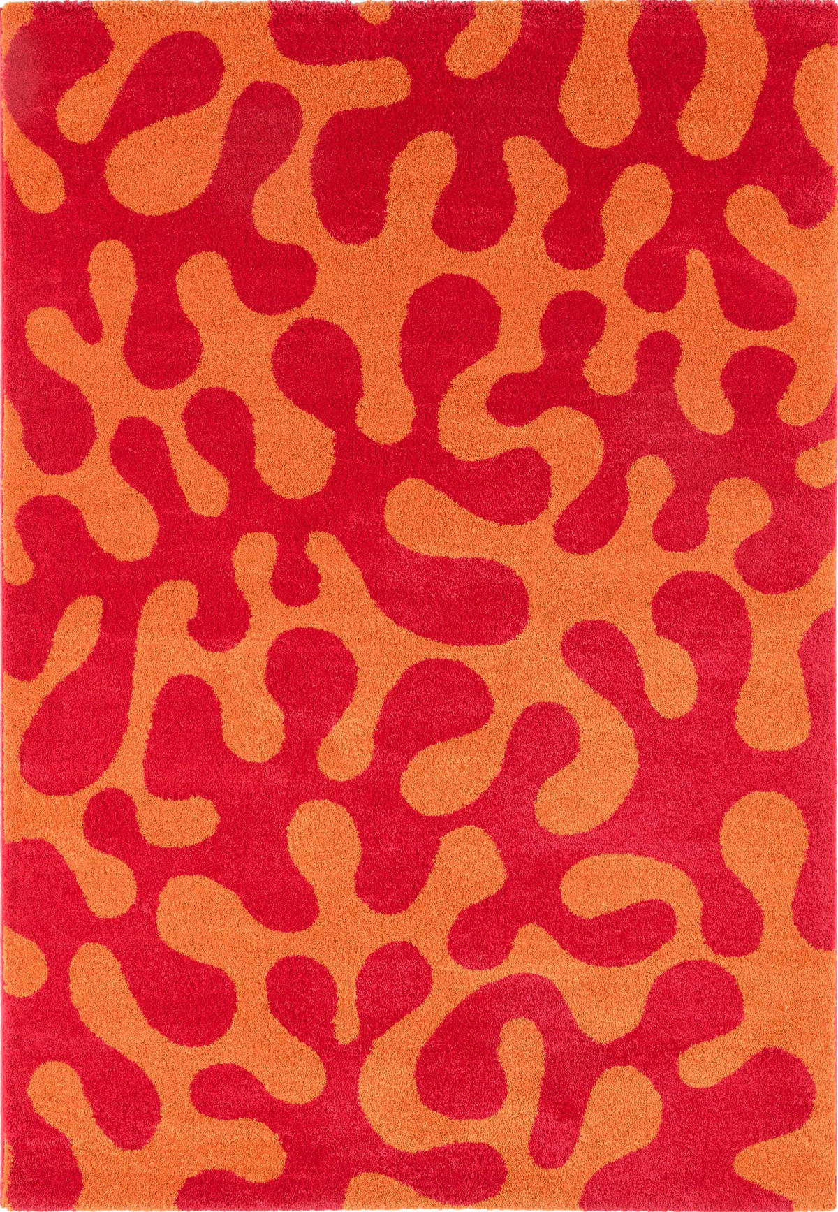 TEPPICH vintage abstrakt rot Groovy 80x140 cm - Rot, Textil (80/140cm) - Nazar Rugs