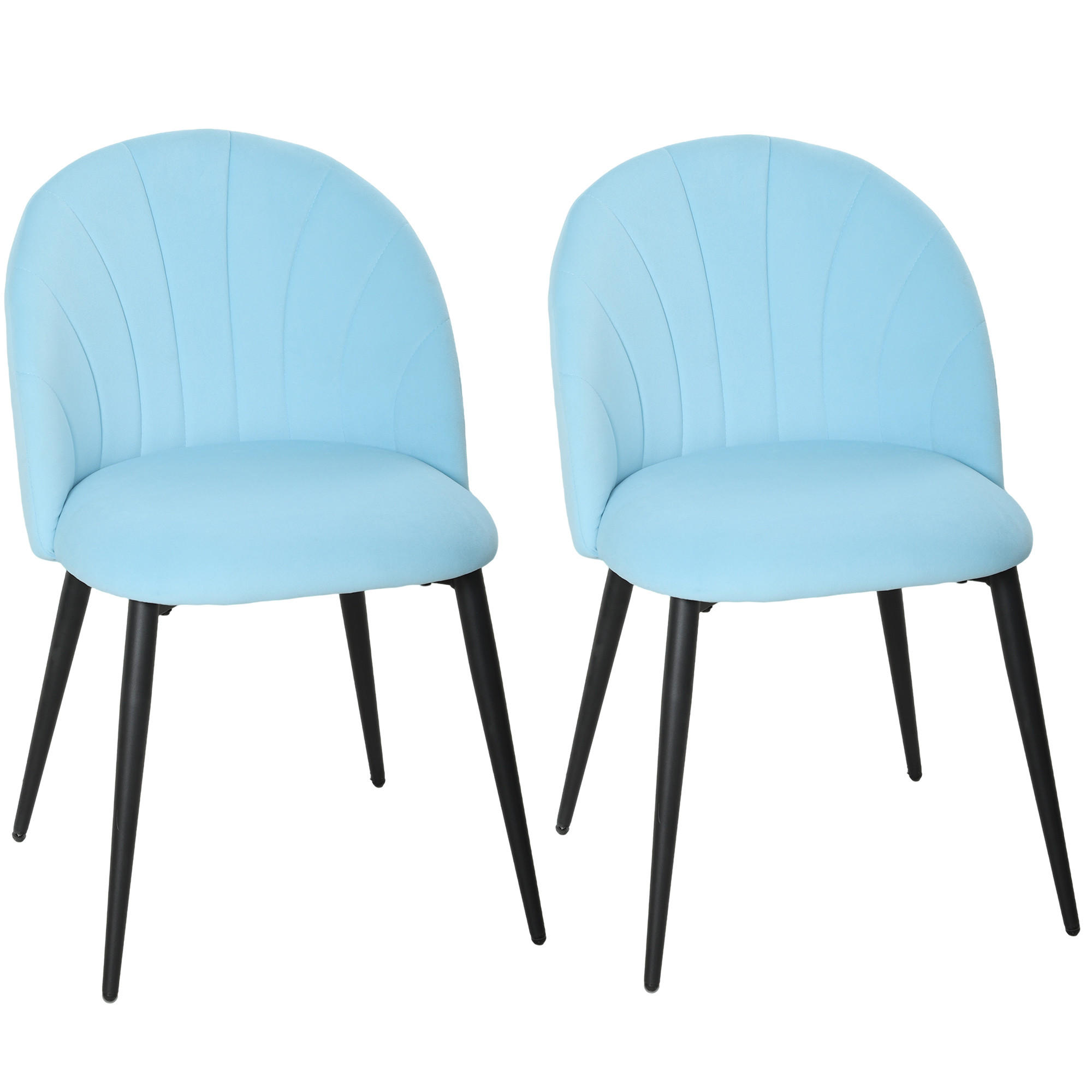 STÜHLE Blau 2 Stück - Blau, Naturmaterialien (52/79/55cm) - GiPP