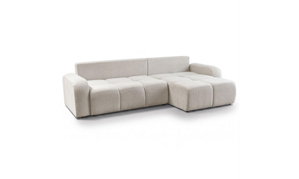 ECKSOFA MALIBU XL 275/150/87 cm Coral 65 - Ecru, Textil (275/150cm) - Lookway