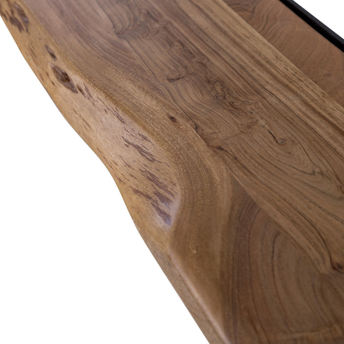 WANDBOARD - Akazie massiv - Akaziefarben, Holz (110/3.5/23cm) - home24