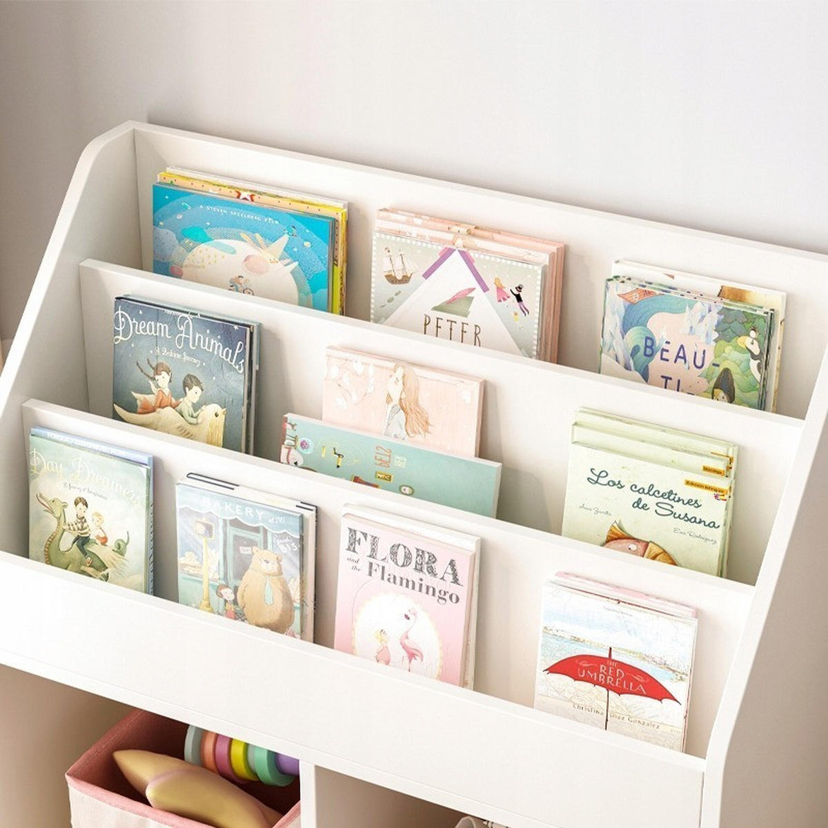 BÜCHERREGAL, weiß 73/30/80 cm - Weiß, Holzwerkstoff (73/80/30cm) - Timetrade