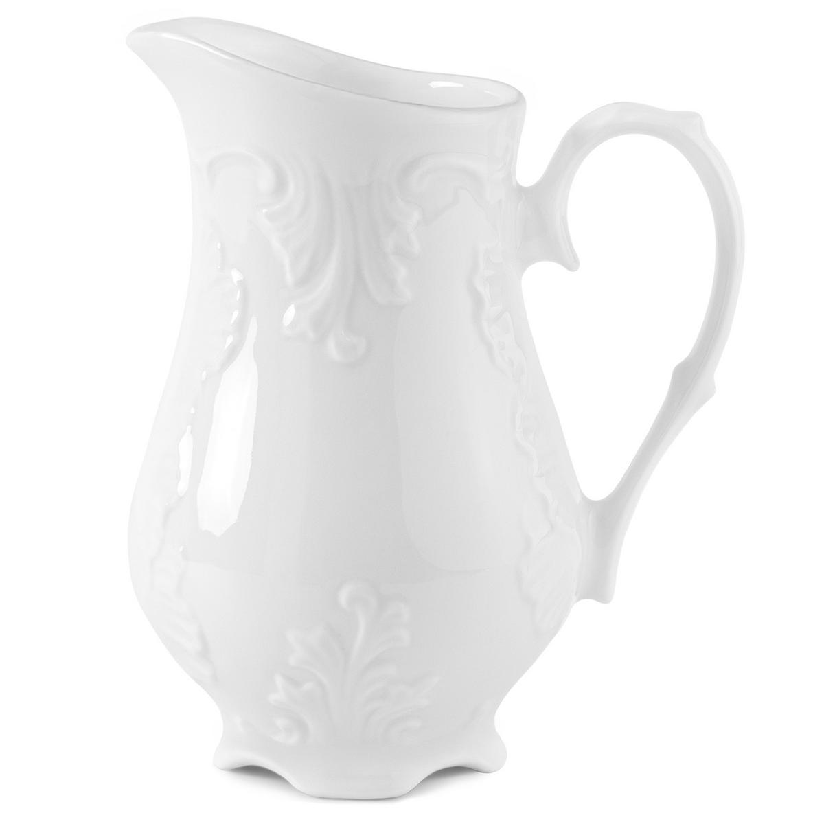 KAFFEESERVICE Cmielow Rococo 21-tlg - Weiß, Keramik (25/2/25cm) - KONSIMO®