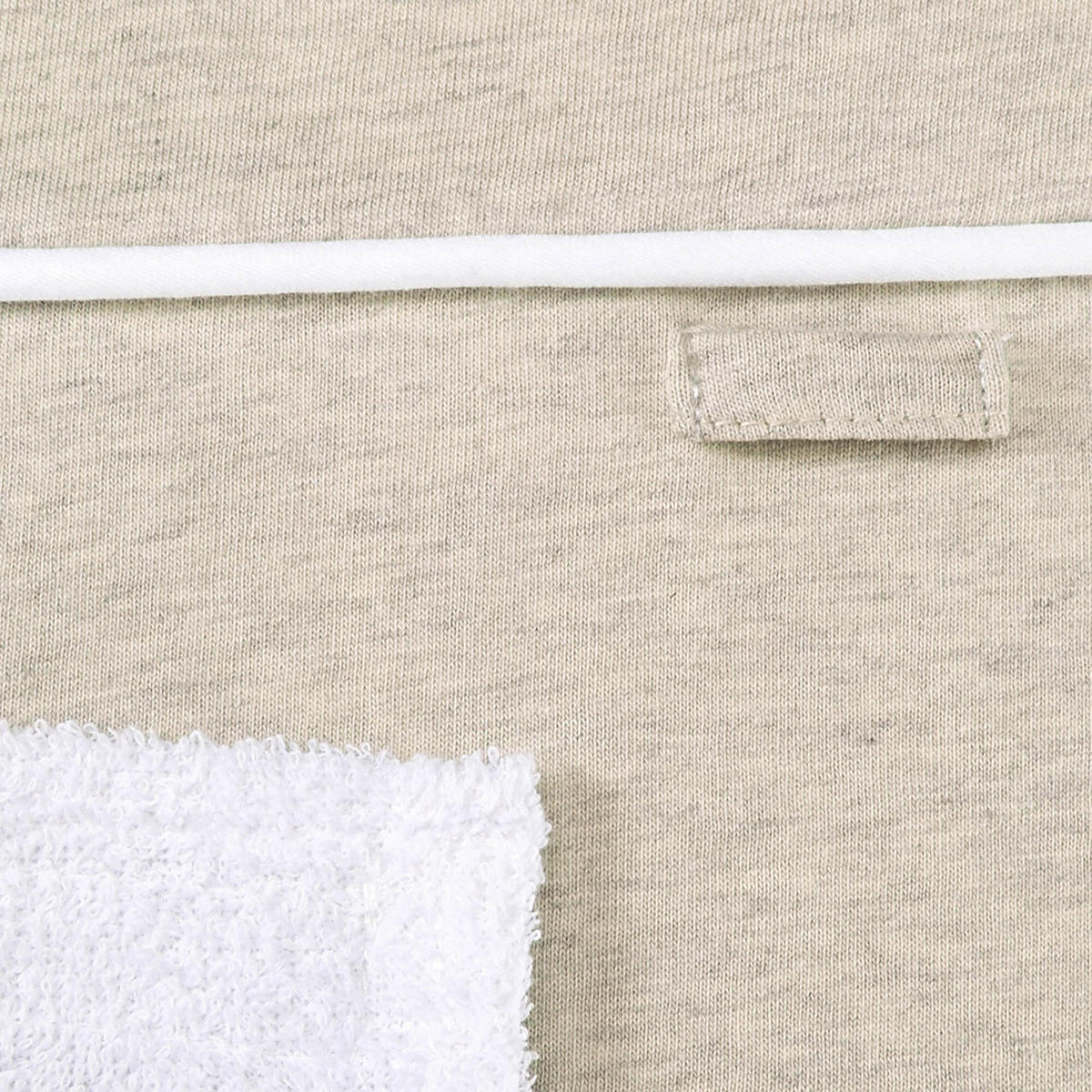 WICKELAUFLAGE Beige + GRATIS Wechselbezug - Sandfarben, Textil (80/70cm) - nordic coast company