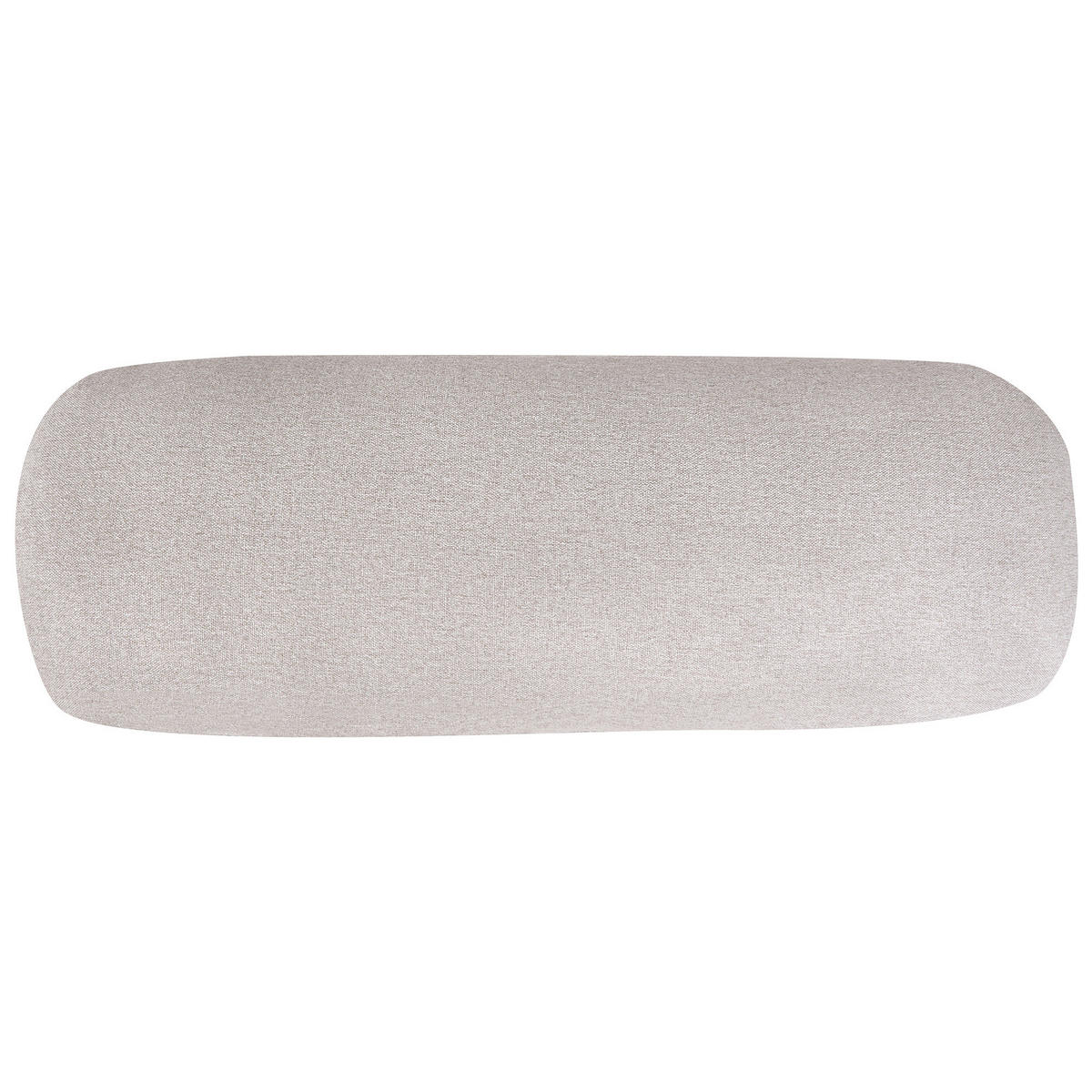 ROHOVÁ POHOVKA 3-místná Látka Světle šedá levostranná Simos - světle šedá, textil (264/82cm) - Beliani