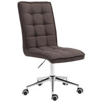 DREHSTUHL Stoff dunkelgrau - Chromfarben/Dunkelgrau, Textil/Metall (43/90/61cm) - CLP