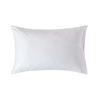 BIO-KISSENBEZUG Satin, Fadendichte 400 - Weiß, Textil (48/74cm) - Homescapes