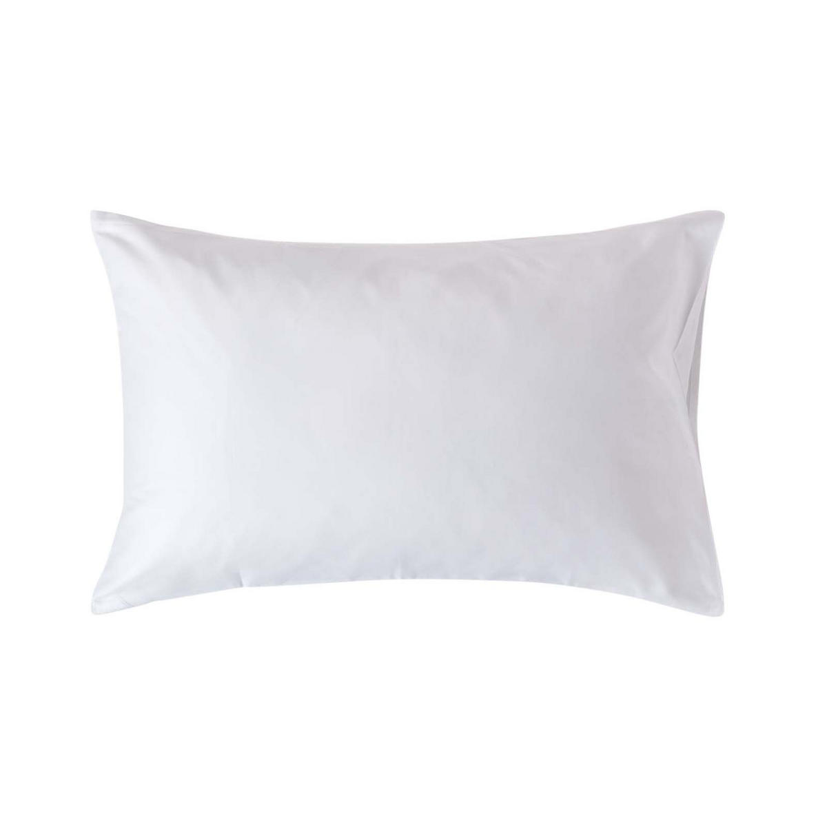 BIO-KISSENBEZUG Satin, Fadendichte 400 - Weiß, Textil (48/74cm) - Homescapes