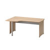 ECKSCHREIBTISCH kompakt 90° links Jazz - Französische Herstellung - 160/105/74 cm - Apfelbaumfarben, Holzwerkstoff (160/105/74cm) - Calicosy