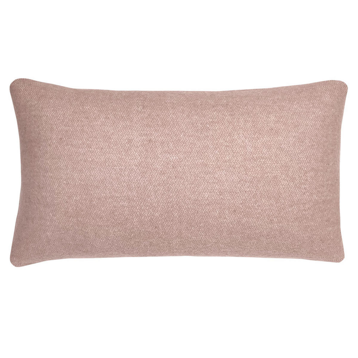 WOLLKISSEN recycelte Wolle Doppelseitig Nebelrosa 35x60 - Pink, Textil (60/35/12cm) - Malagoon