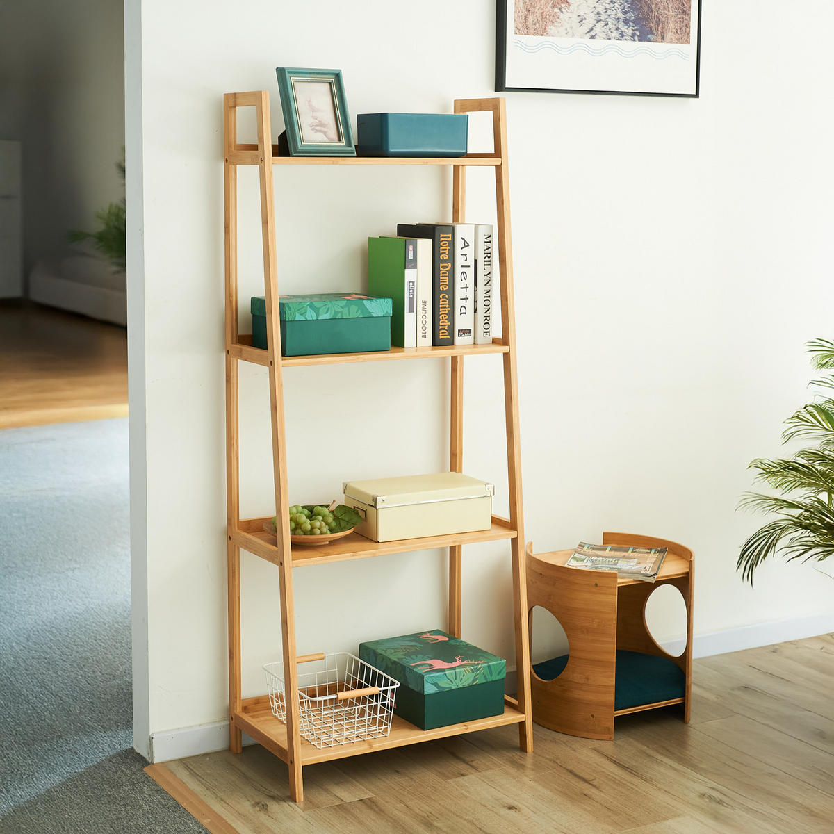 STANDREGAL Raja Bambus - Naturfarben, Holz (60/148.5/35cm) - SVITA