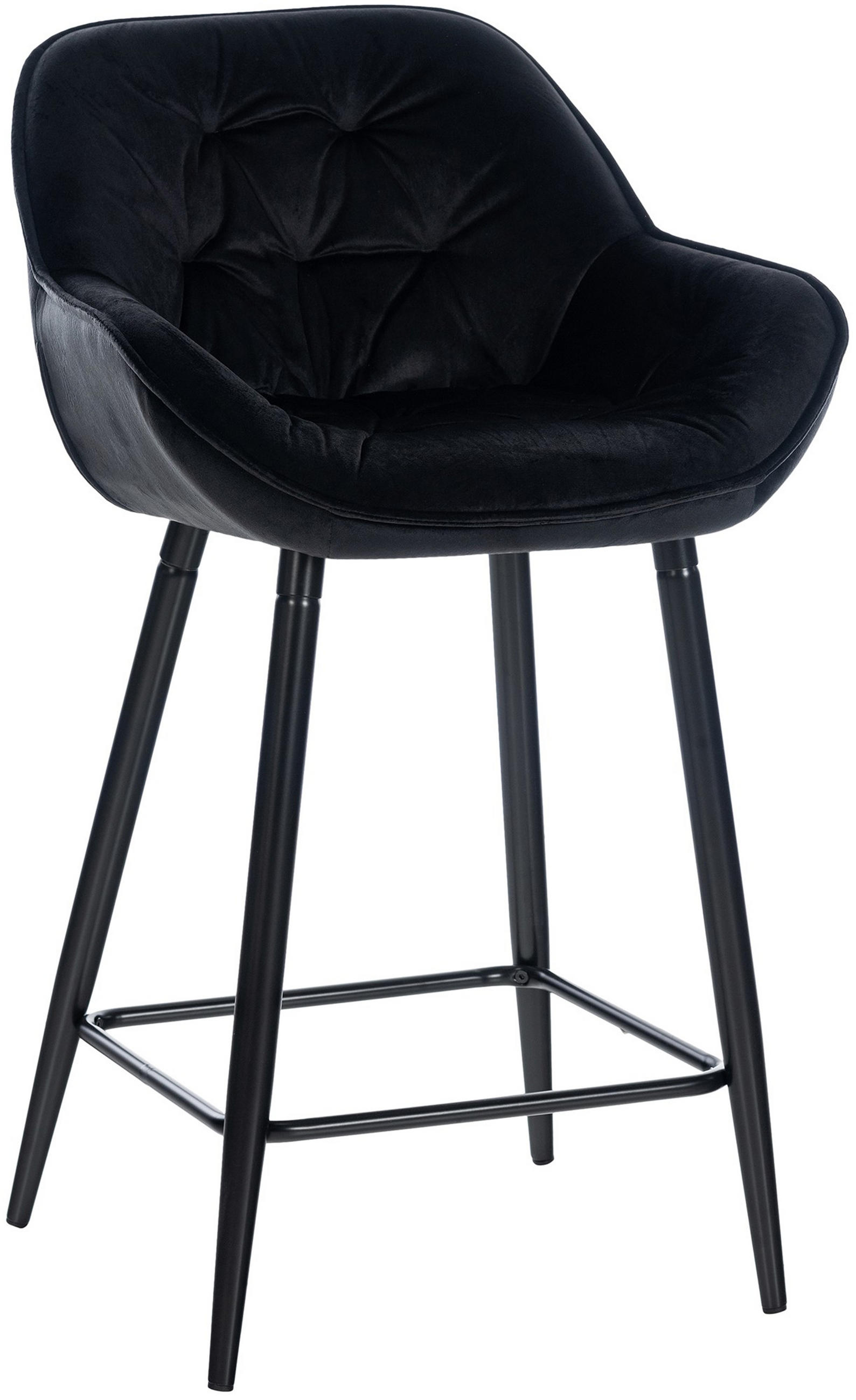 TPFLiving Barhocker Schwarz 54x103x57.5 cm