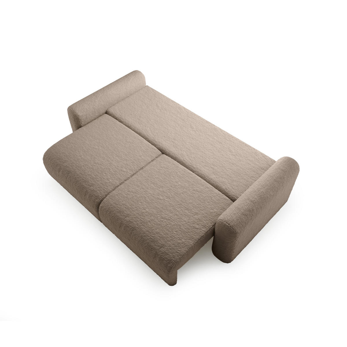 SOFA mit Schlaffunktion Thekla, Braun - Braun, Textil (246/70/100cm) - Fedve
