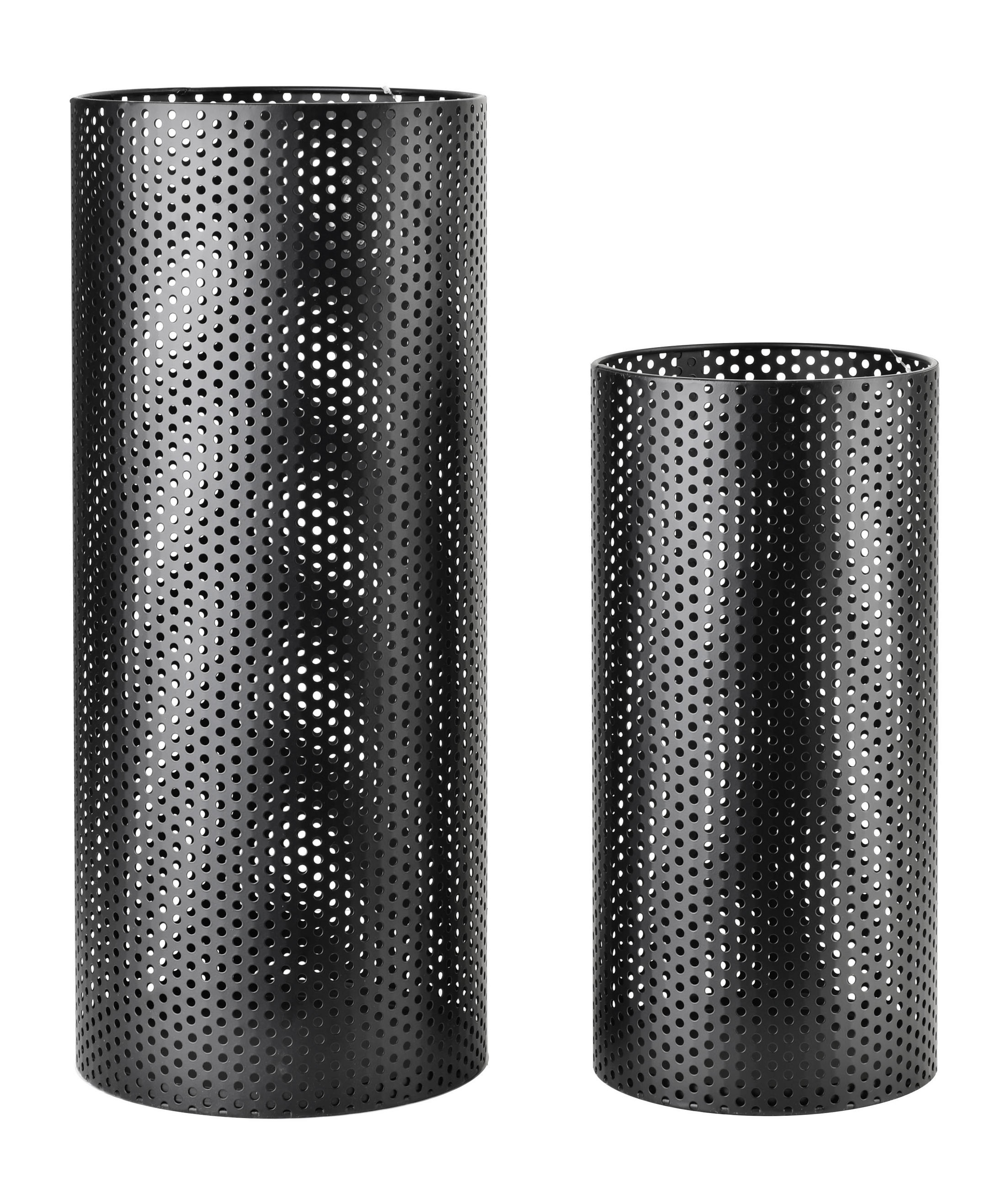SCHIRMSTÄNDER Cedric Schwarz 23.5/23.5/55 cm Metall - Schwarz, Metall (23.5/55/23.5cm) - Mondex