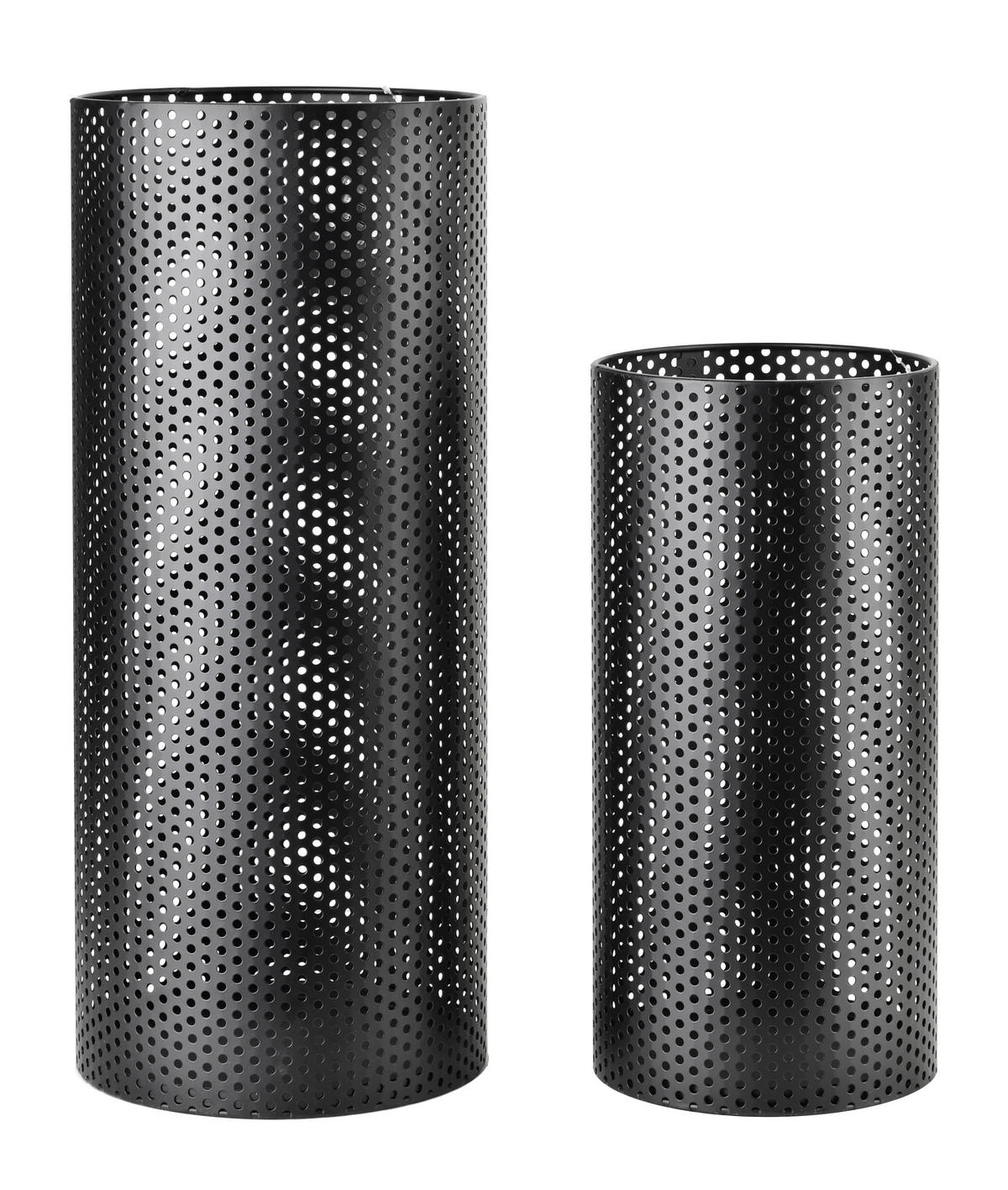 SCHIRMSTÄNDER Cedric Schwarz 23.5/23.5/55 cm Metall - Schwarz, Metall (23.5/55/23.5cm) - Mondex