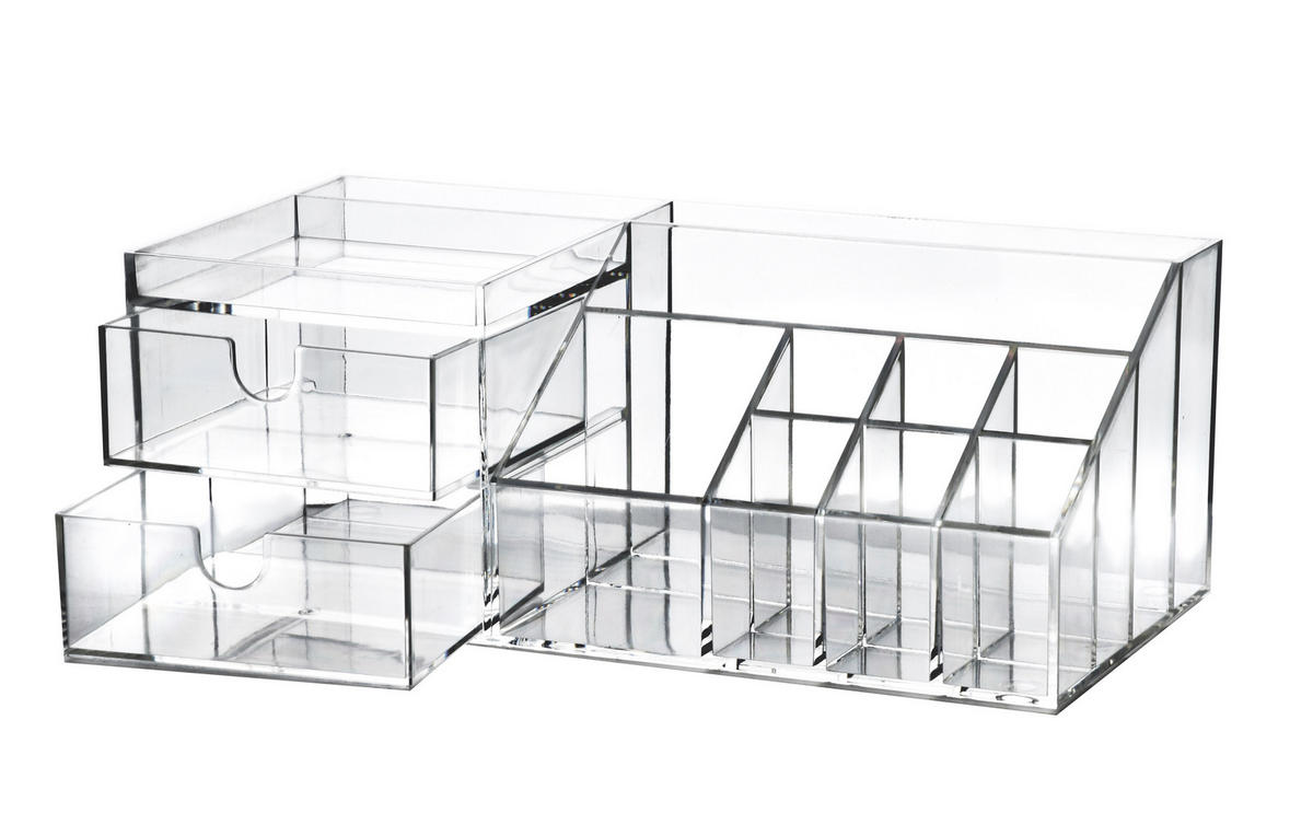 KOSMETIK-ORGANIZER - Transparent, Kunststoff (9/12/24cm) - Mondex