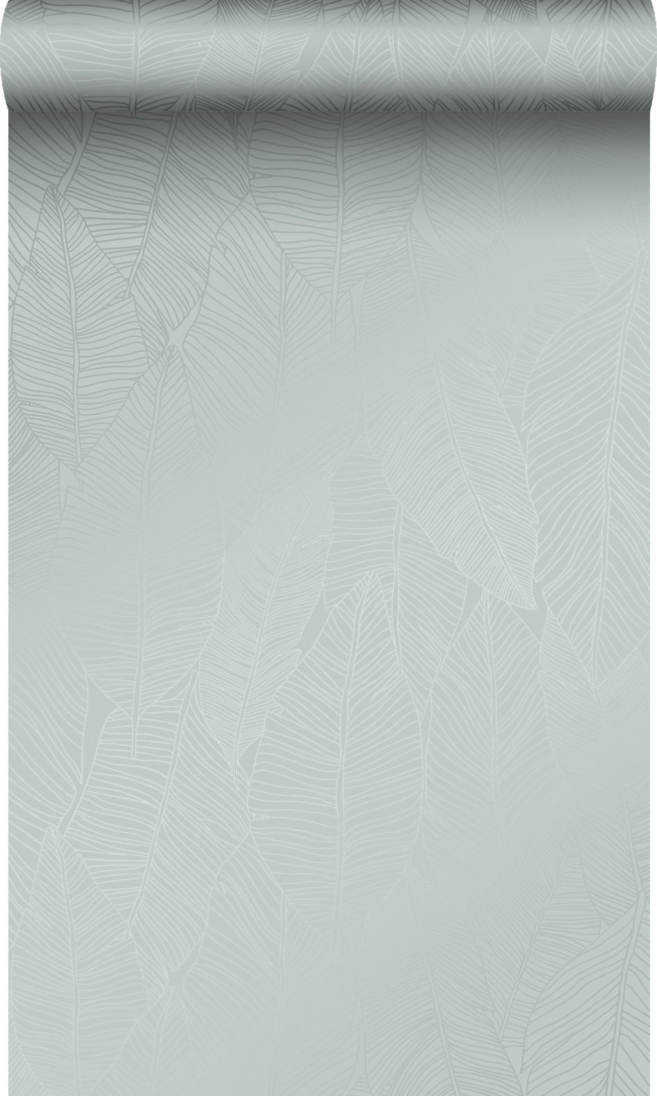 TAPETE Blätter 53 cm x 10.05 m - Blau, Papier (53/1000cm) - Origin Wallcoverings
