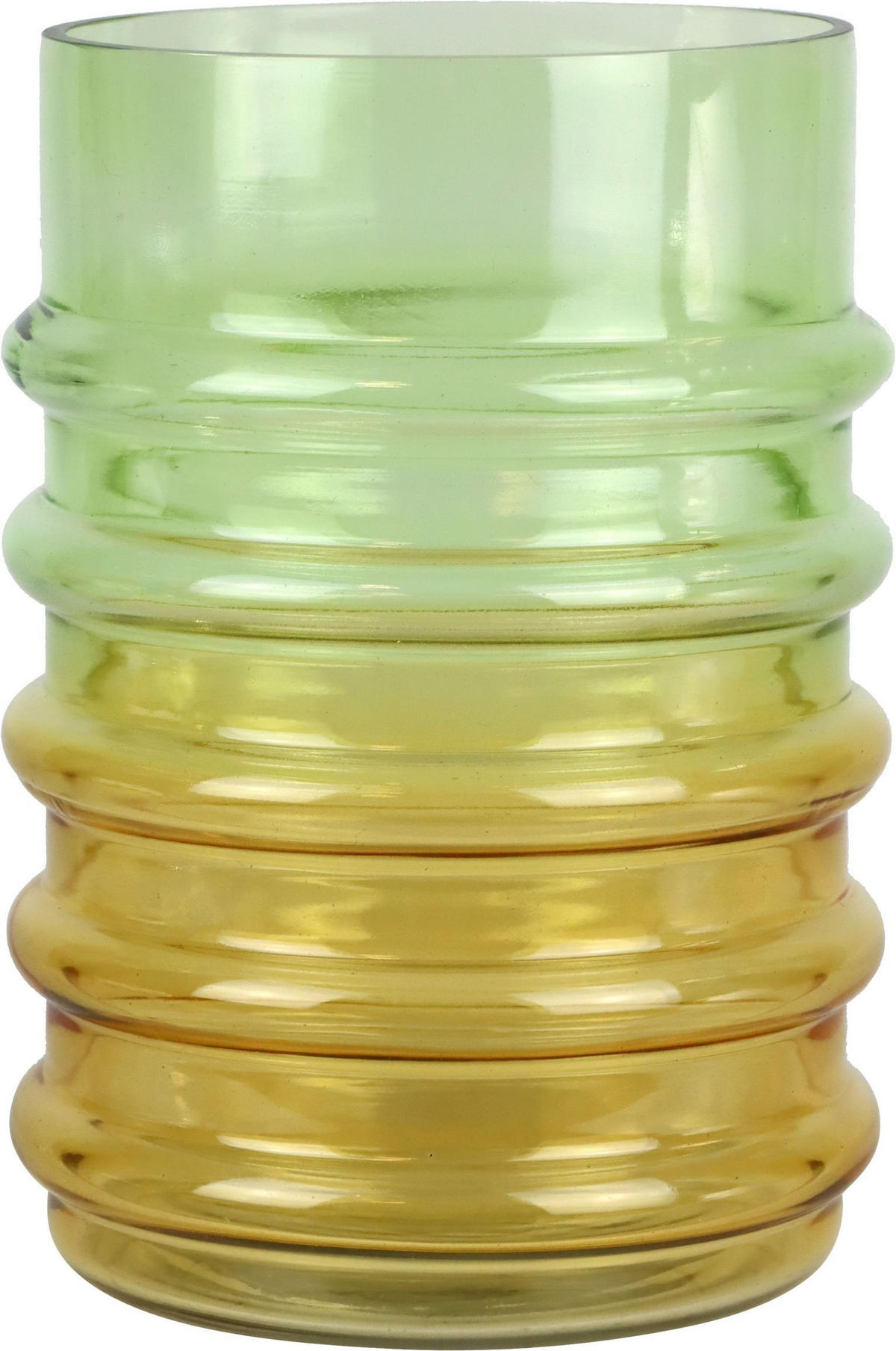 GLASVASE Green Harmony grün getönt - Grün, Glas (20cm) - FURNARO