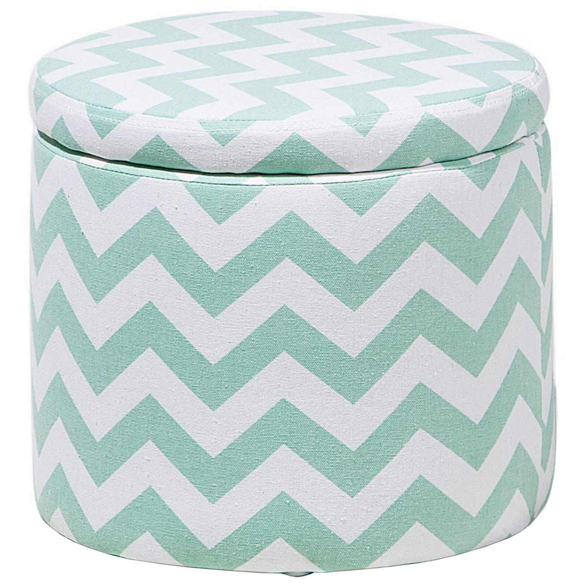 POUF Tunica 35/35/30 cm - Grün, Naturmaterialen/Textil (35/30/35cm) - Beliani
