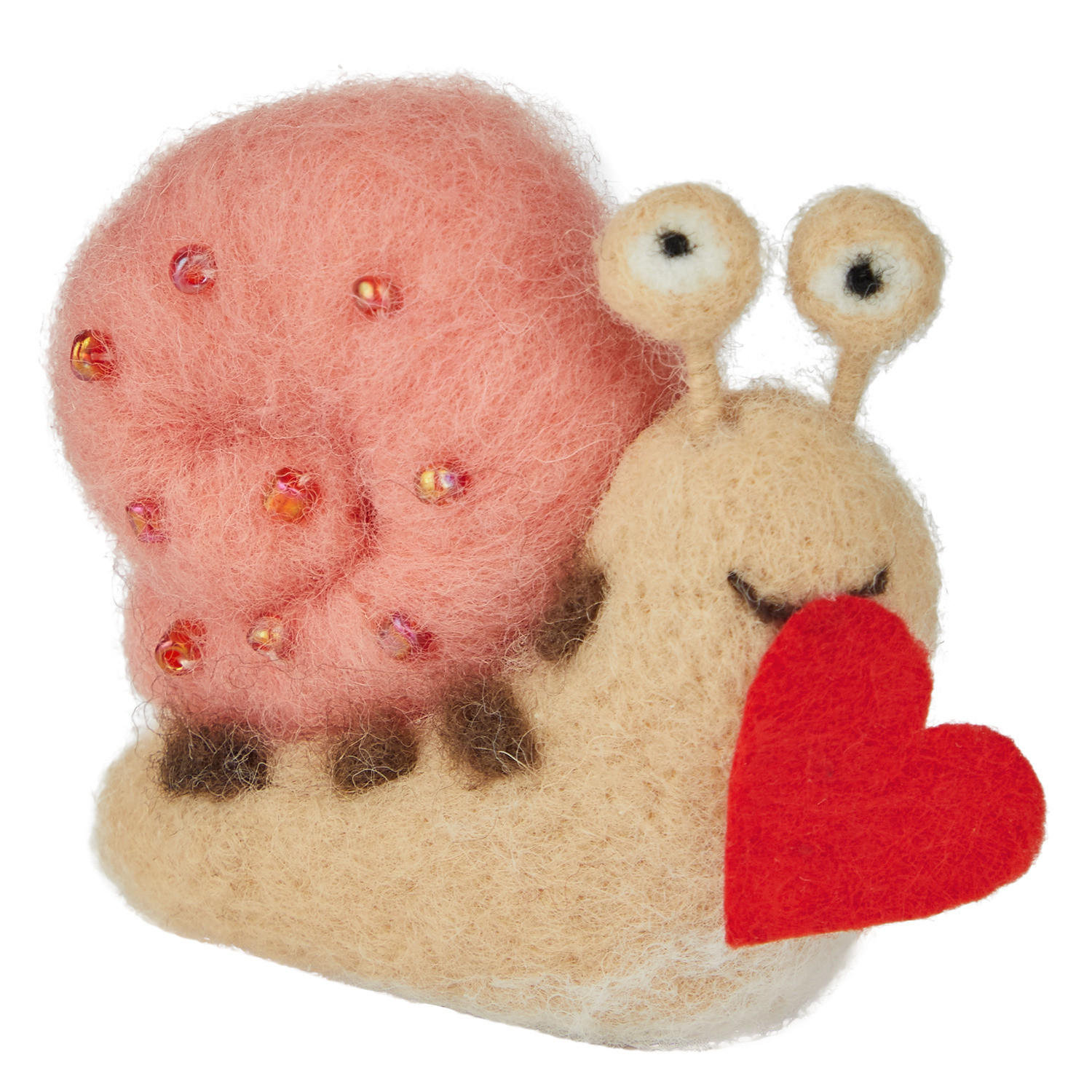DEKOFIGUR Funky Friends Schnecke - Rosa, Textil (4.3/7/10cm) - Butlers