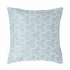 KISSENHÜLLE Jacquard geometrisch 45/45 cm - Blau, Textil (45/45cm) - Homescapes
