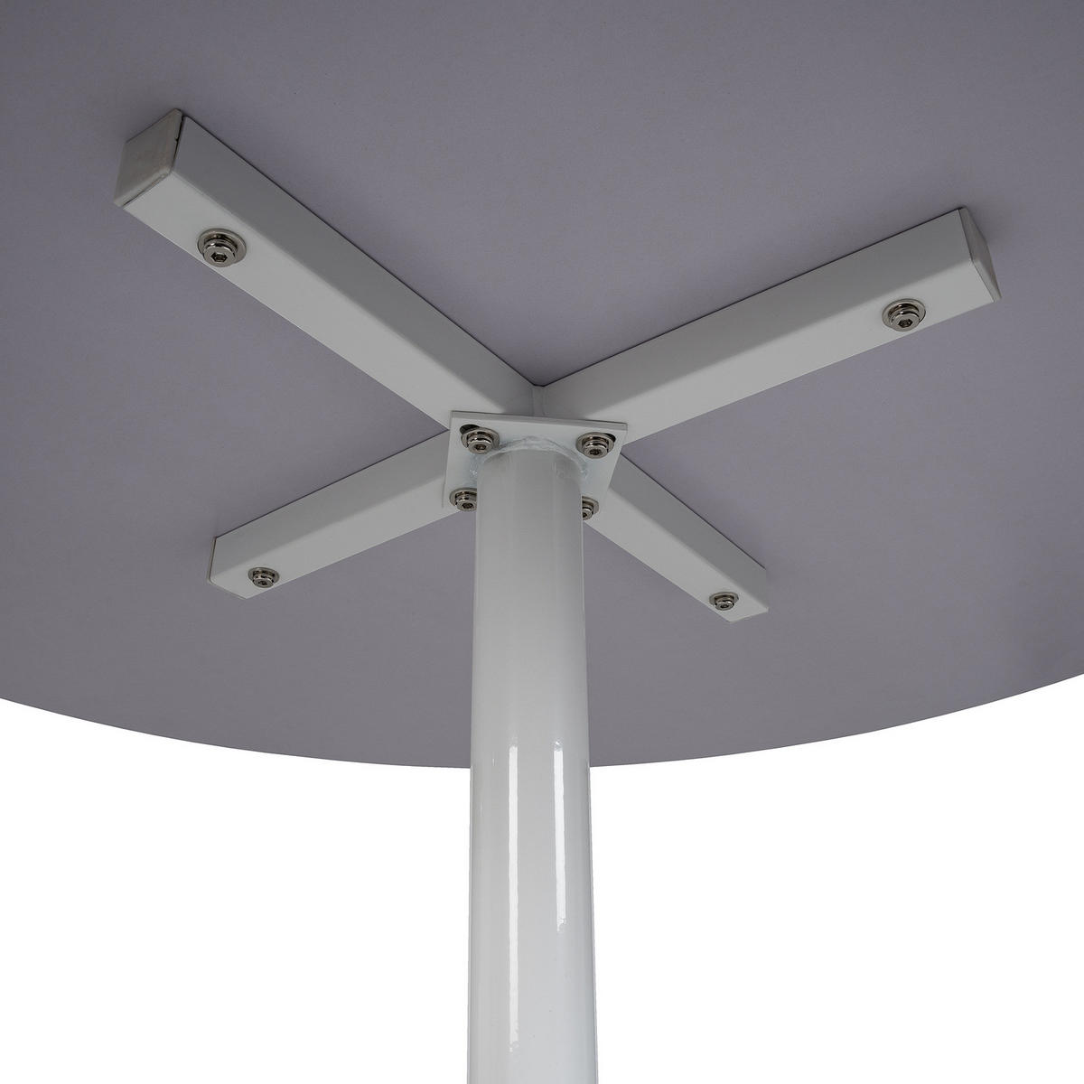 ESSTISCH - Marmor Dekor - Weiß, Holzwerkstoff (120/120/75cm) - home24