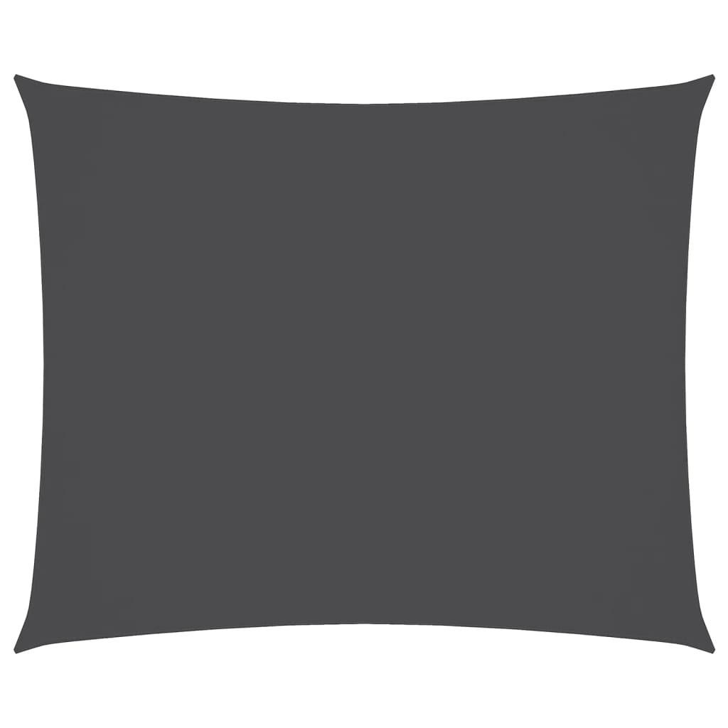 SONNENSEGEL Oxford-Gewebe Rechteckig 4x5 m Anthrazit - Anthrazit, Textil (500/400cm) - furnicato