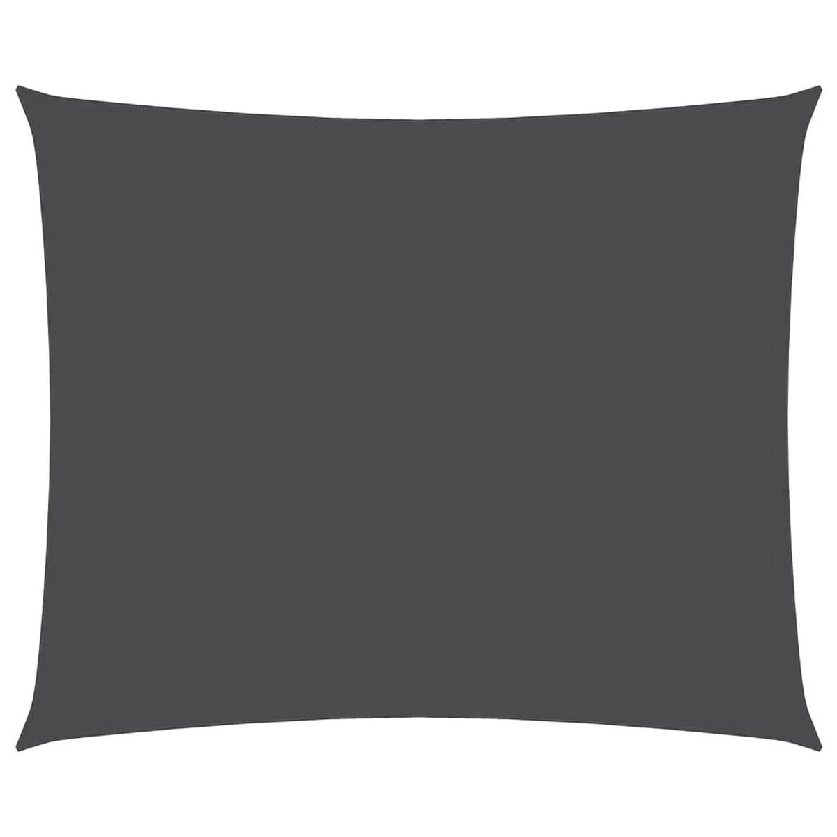 SONNENSEGEL Oxford-Gewebe Rechteckig 4x5 m Anthrazit - Anthrazit, Textil (500/400cm) - furnicato