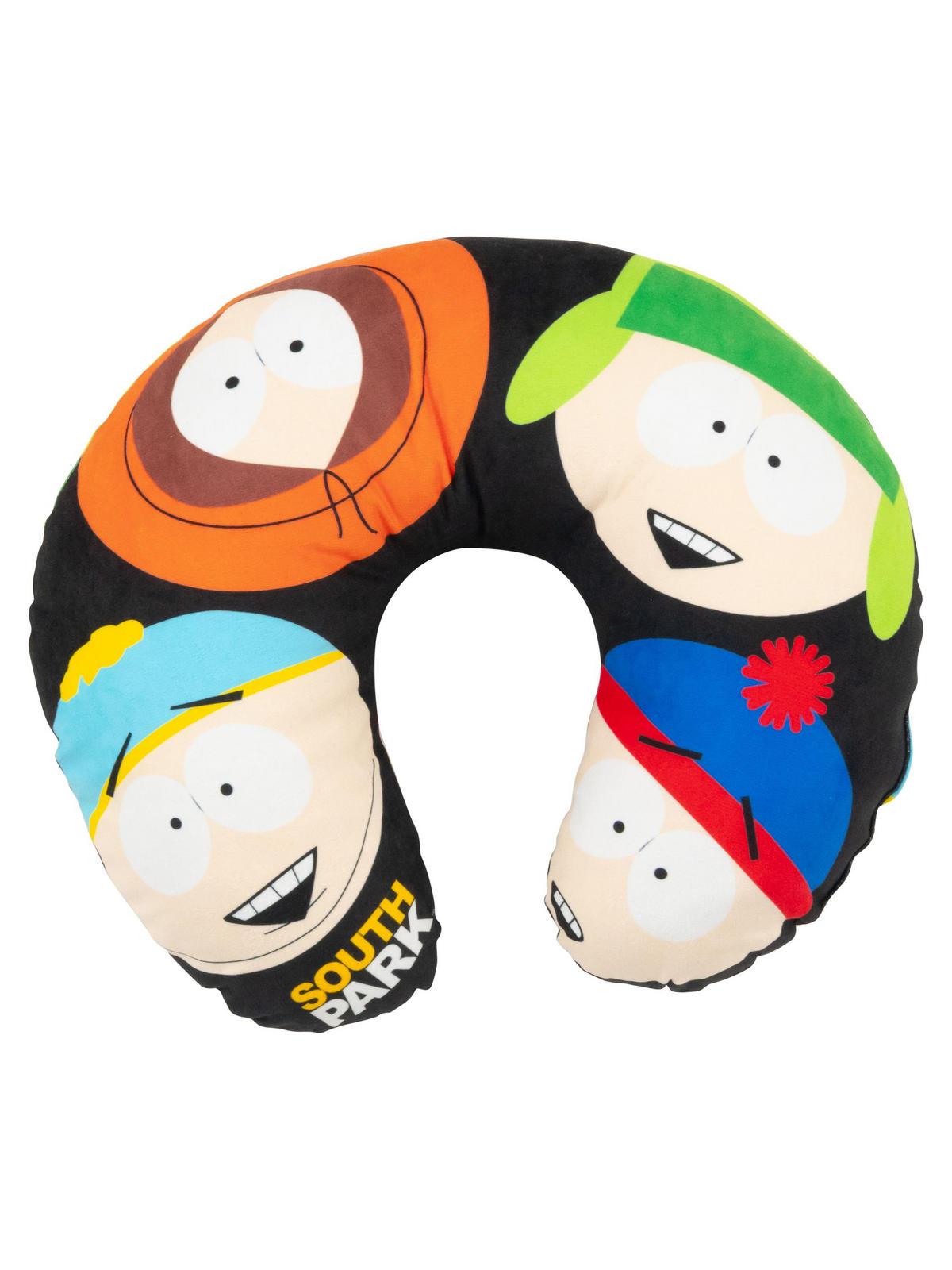 NACKENKISSEN South Park Schwarz 35 x 30 cm - Schwarz, Textil (35/30cm) - United Labels