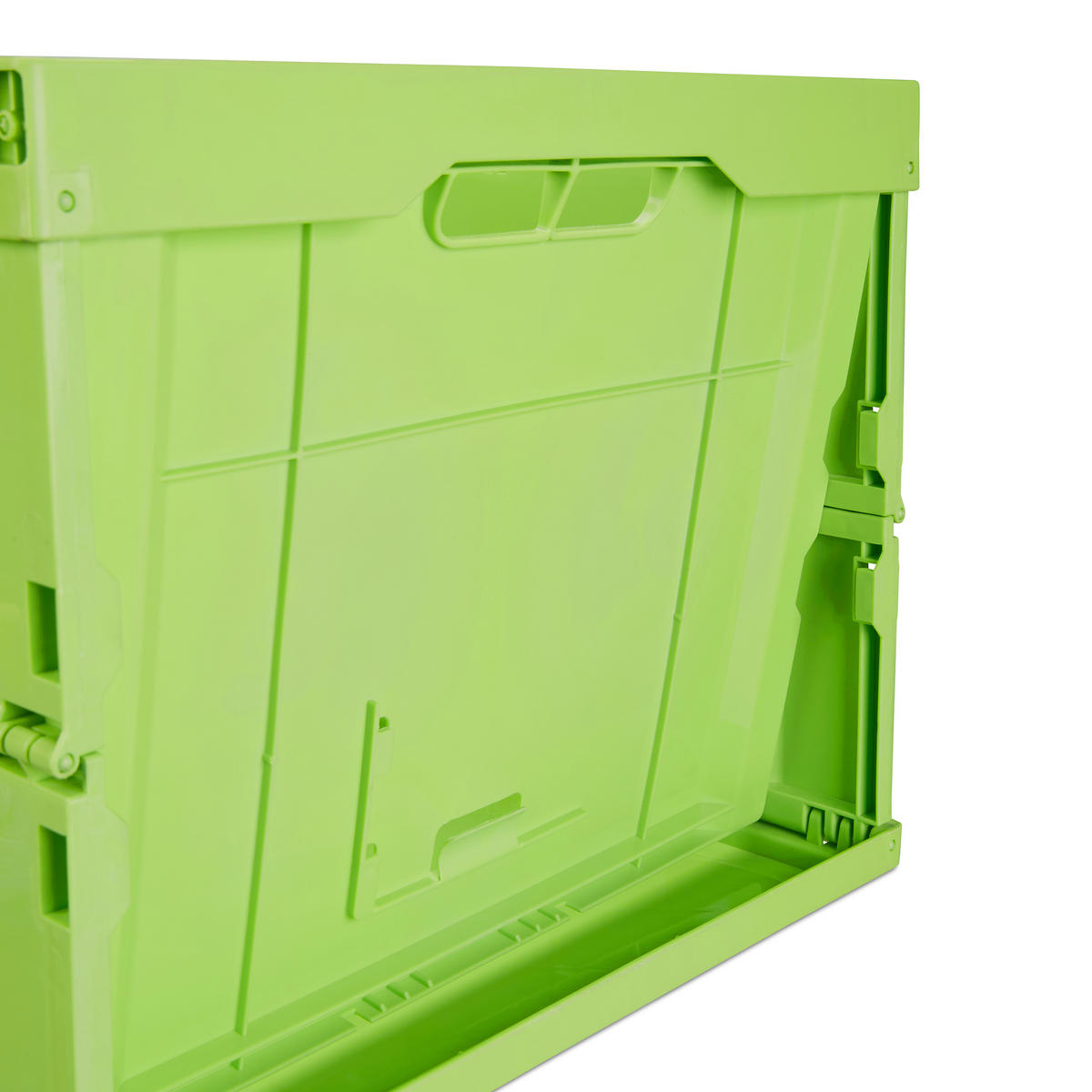 KLAPPBOX - Grün, Kunststoff (58.5/31.5/40cm) - Relaxdays
