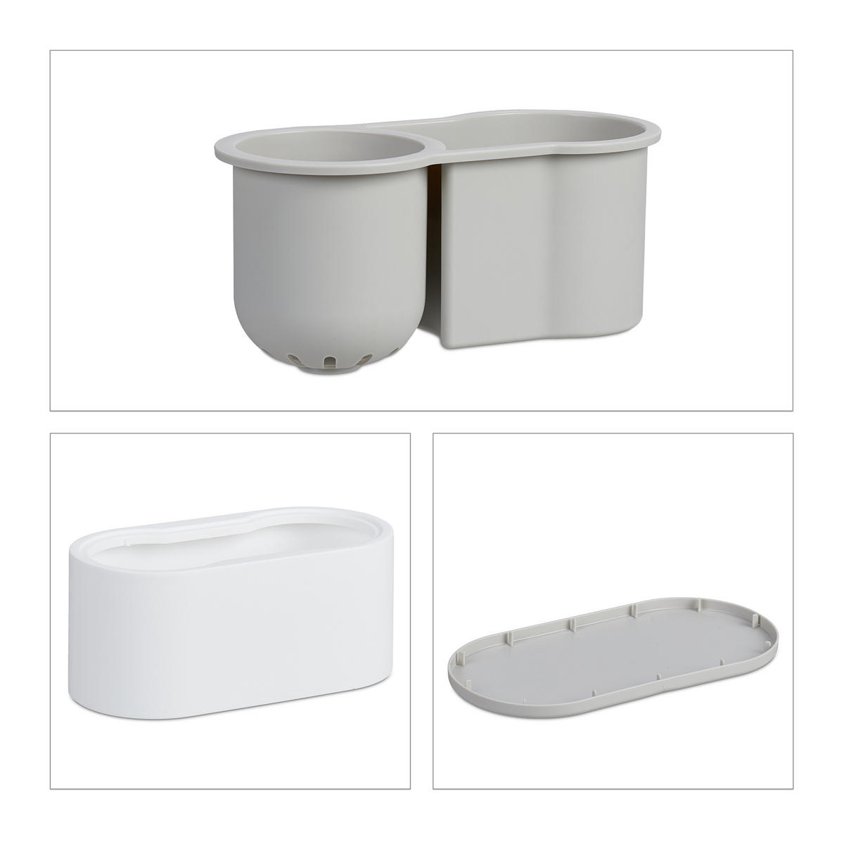 TOILETTENBÜRSTE - Multicolor, Kunststoff (21.5/40/11.5cm) - Relaxdays