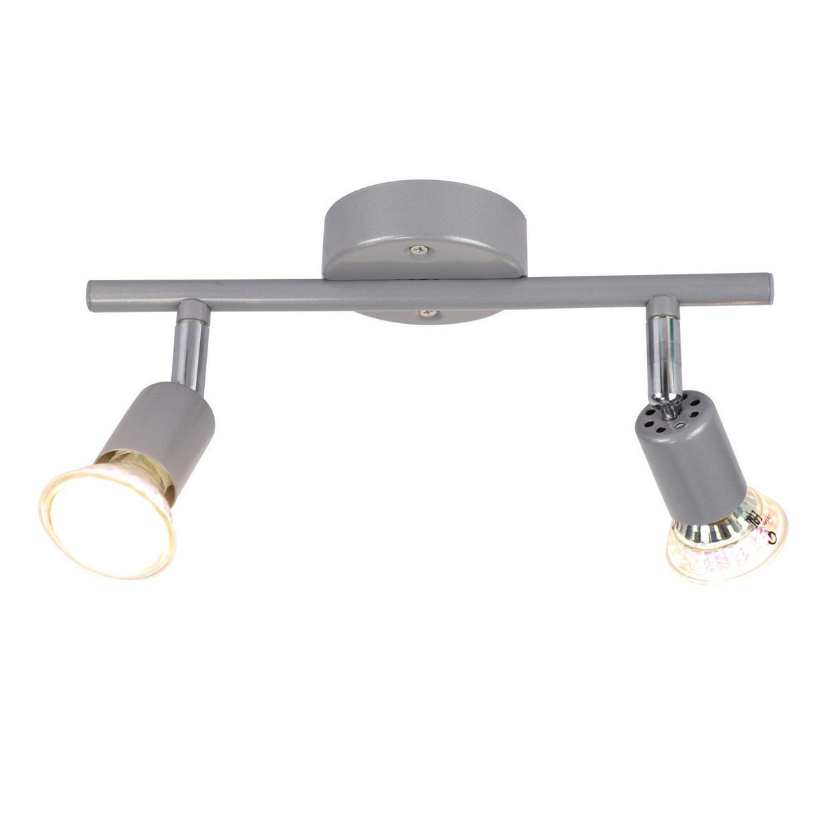 DECKENLEUCHTE Macaluso 26/15/8cm - Silberfarben, Metall (26/15/8cm) - Nettlife