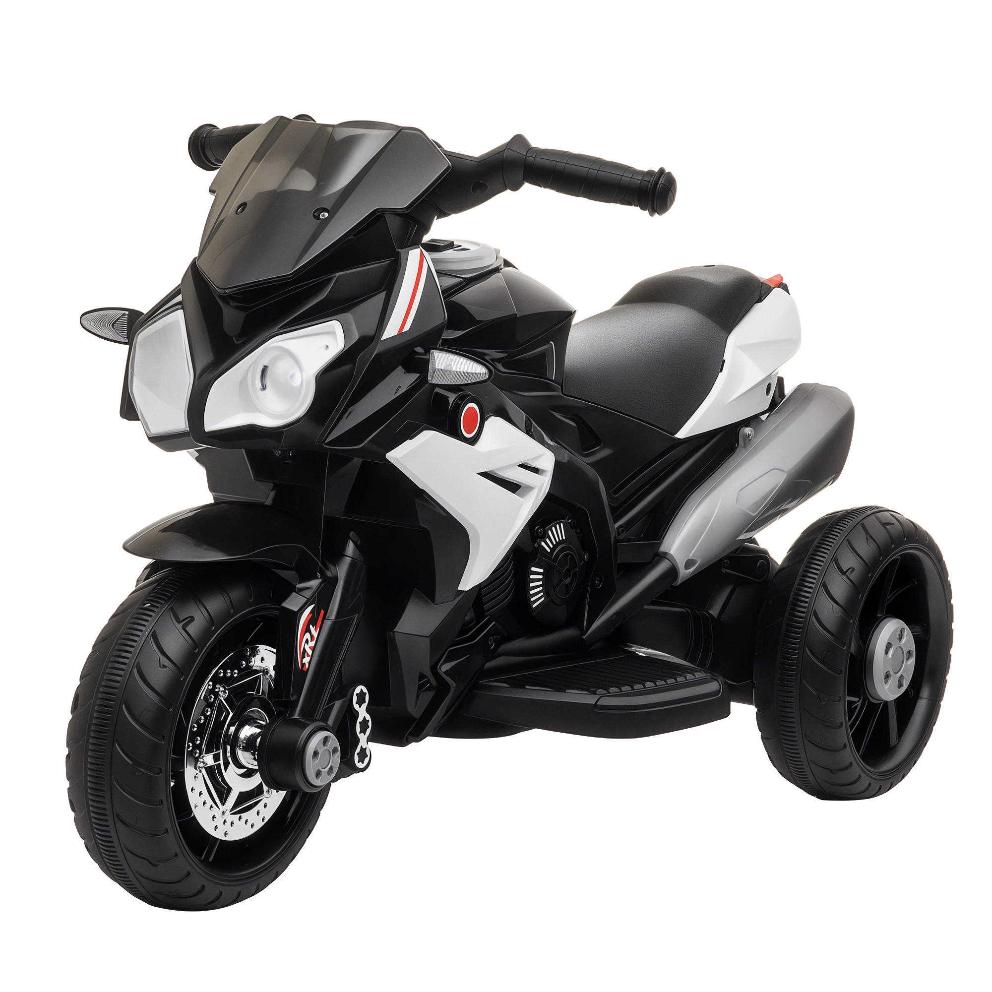 ELEKTRO-MOTORRAD DE-12984 3 Räder Schwarz/Weiß - Schwarz, Kunststoff (86/42/52cm) - ComfortXL