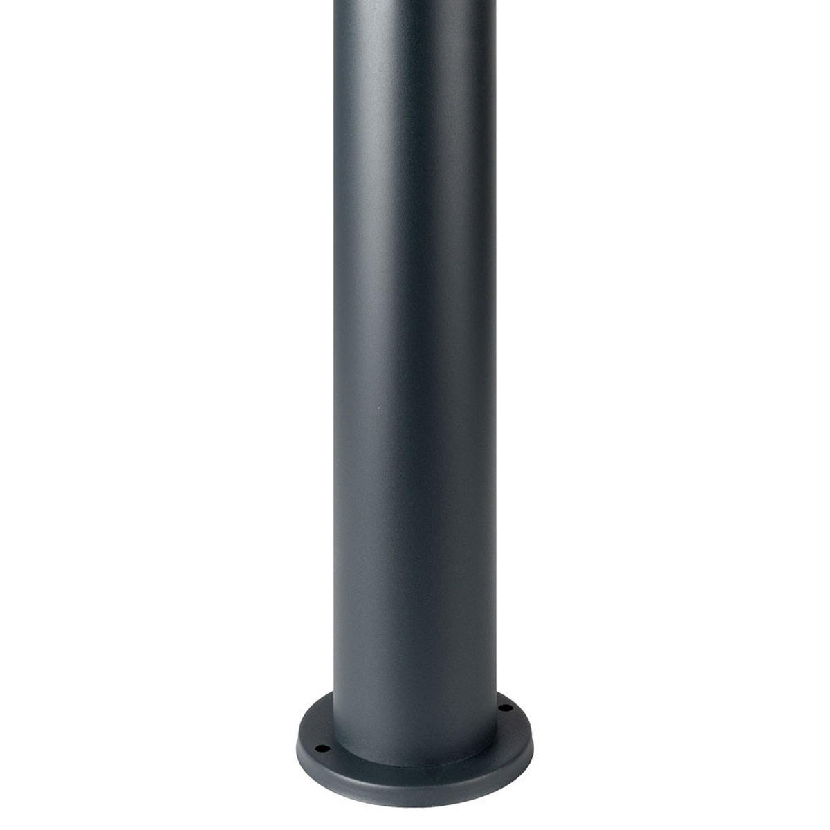 LED STEHLEUCHTE Edelstahl Anthrazit - Anthrazit, Metall (7.6/11/80cm) - Globo Lighting