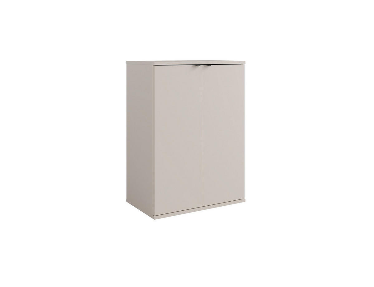 KOMMODE METRIX 60/82,5/35cm mit Schubladen 2 Türen Kaschmir - Kaschmir, Holzwerkstoff (60/82.5/35cm) - MASSENO