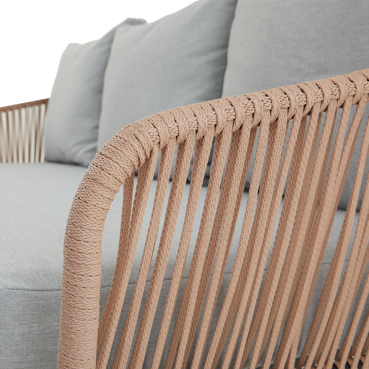 GARTENLOUNGE MYKONOS - Braun, Metall - IDIMEX