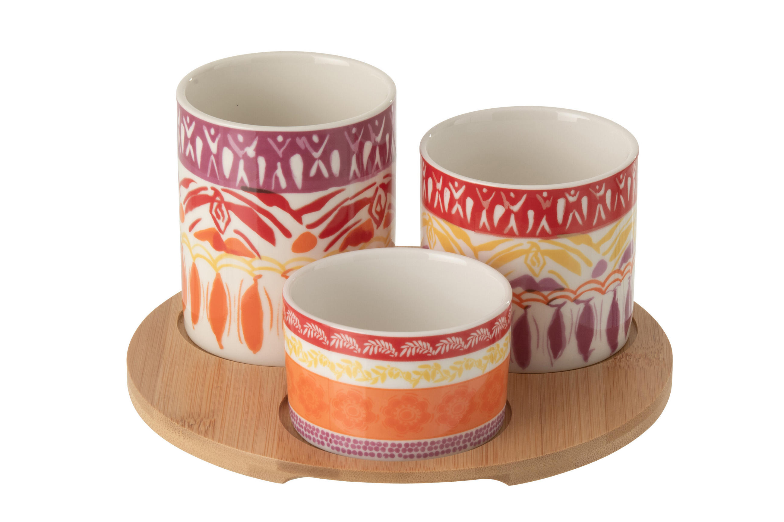 APERITIF-SET KERA - Lila, Keramik (8/9.5/8cm) - J-Line