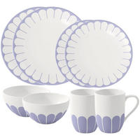 STARTER-SET Fleur Couleur Bleu 8er Set - Blau, Keramik (1/1/1cm) - Villeroy & Boch