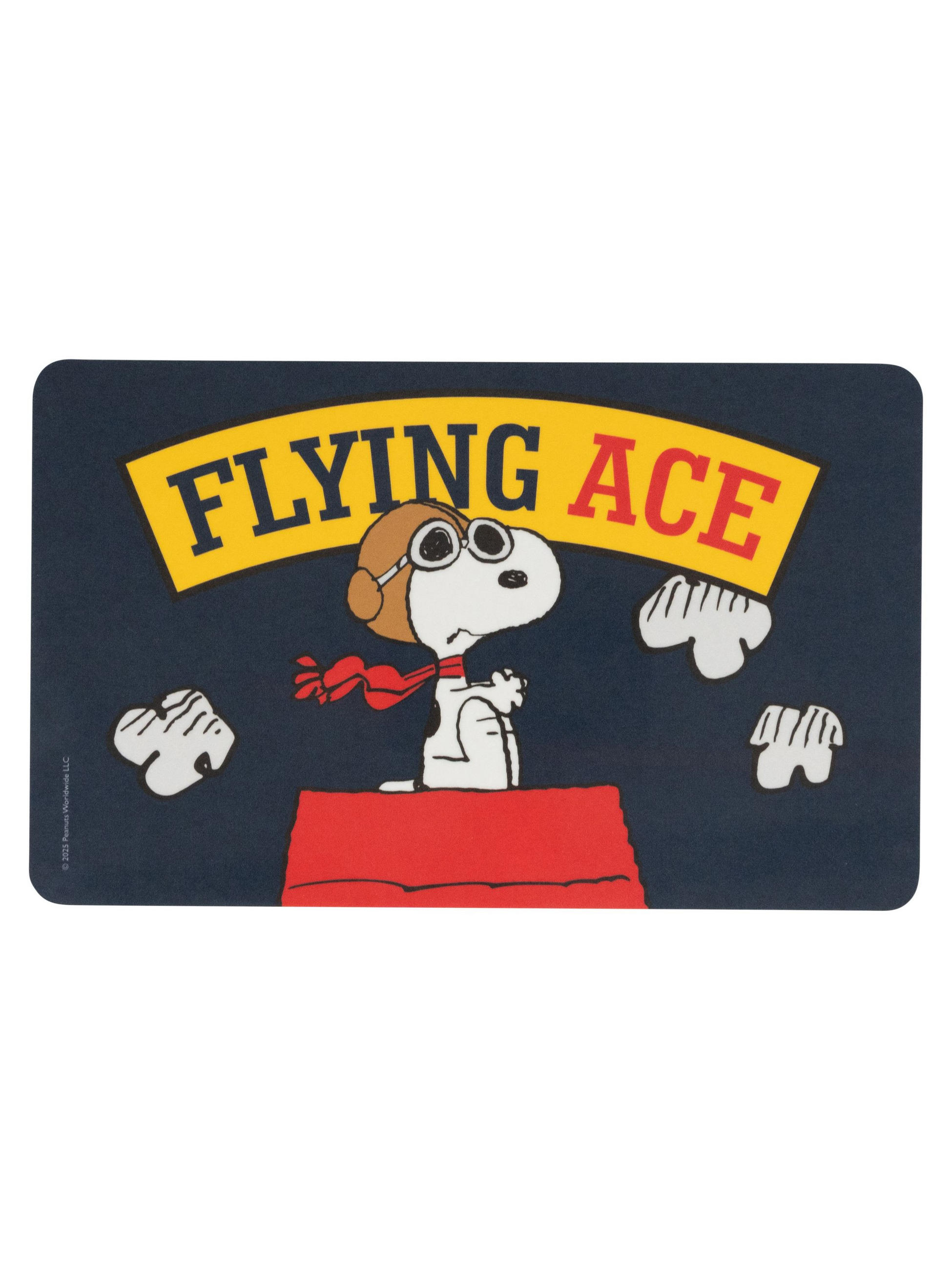 BRETTCHEN The Peanuts Snoopy Flying Ace Schwarz 14,5 x 23,5 cm - Blau, Kunststoff (14.5/23.5cm) - United Labels