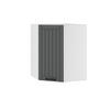 ECKHÄNGESCHRANK Fame-Line Anthrazit Landhaus 57 cm - Anthrazit/Weiß, Holzwerkstoff (57/72/34.1cm) - Vicco